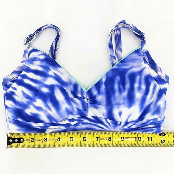 Seafolly DD Cup Beach Break Convertible Cross Back Bralette Bikini Top Size 6 - Picture 12 of 13